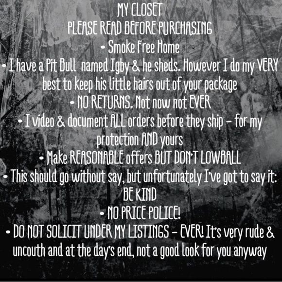 CLOSET RULES - Picture 1 of 2